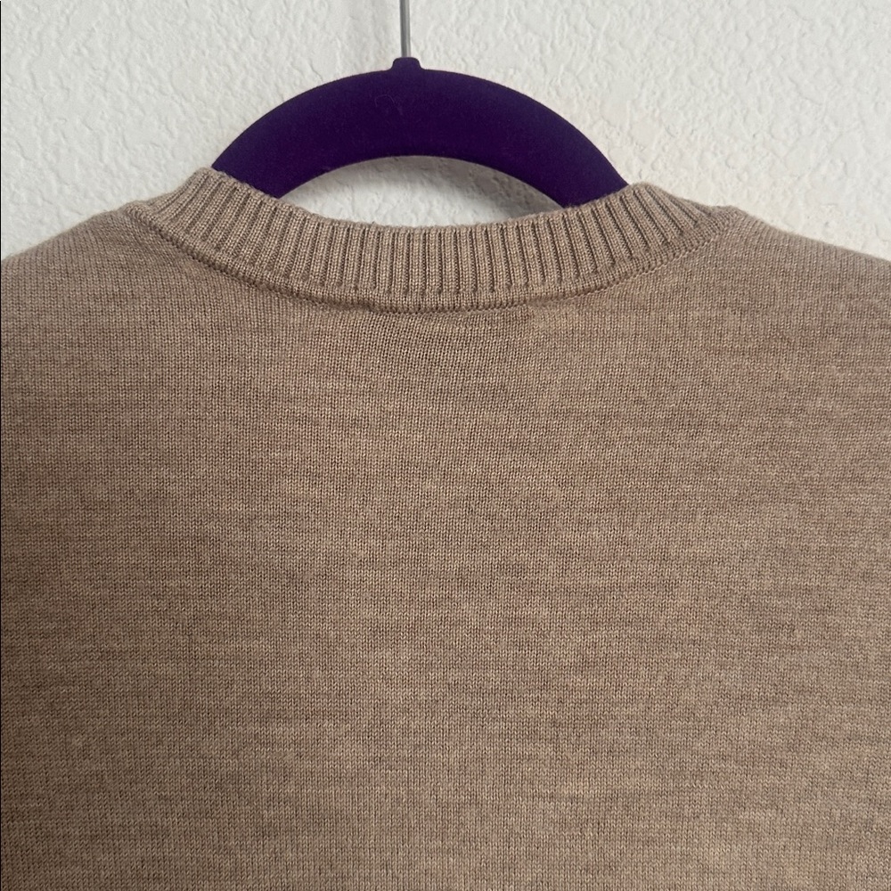 MAISON KITSUNE cardigan fox patch merino sweater S - Picture 10 of 11